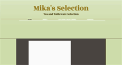 Desktop Screenshot of mikasselection.com